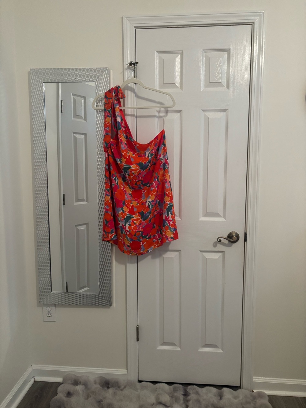 Pink Lily one shoulder dress